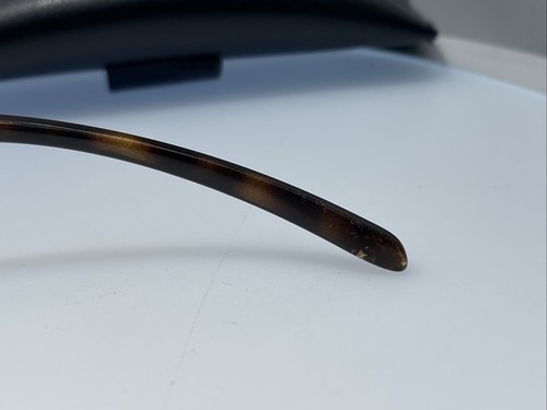 Ray Ban Sunglasses FRAME ONLY RB 4131 710/13 Tortoise Wrap Italy Reading Glasses - Picture 16 of 23
