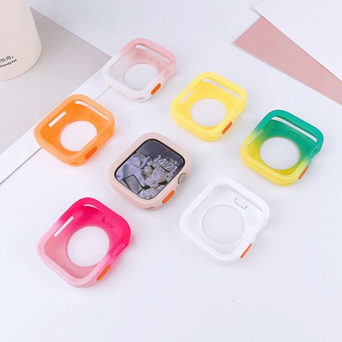 Do Apple Watch Series 10 9 8 7 6 5 4 3 2 SE Ultra gradientowe silikonowe etui na zderzak - Zdjęcie 2 z 29