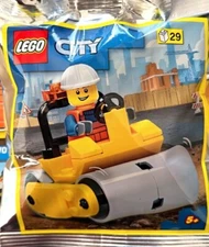 LEGO® Set 952210-1 - Worker with Road Roller foil pack