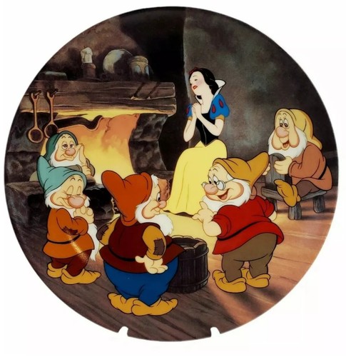 Walt Disney Snow White & The Seven Dwarfs Knowles Collector Plate Lot Of 5 - Foto 3 di 13