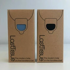 Last Tissue reusable organic cotton tissue 6 pieces with case nib   you choose