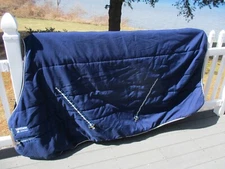 Horseware OF Ireland Rambo Rug Blue QUILTED Stable Blanket 78" MEDIUM WEIGHT 200