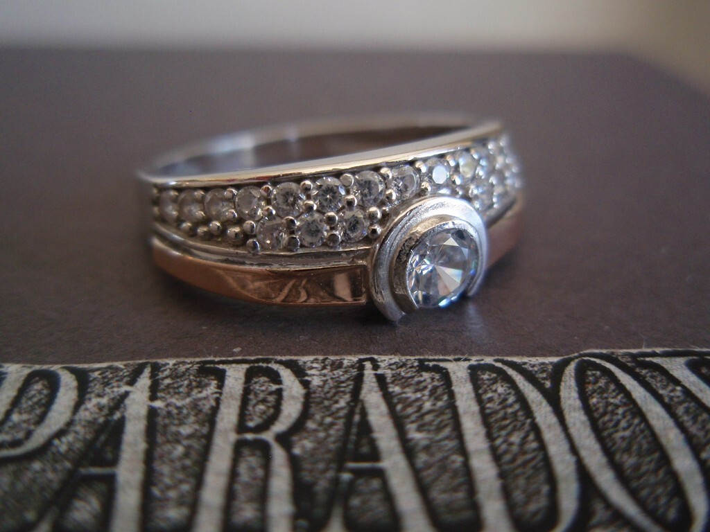 UNIQUE Sterling Silver 975 Rose Gold 825 Plate Mu… - image 2