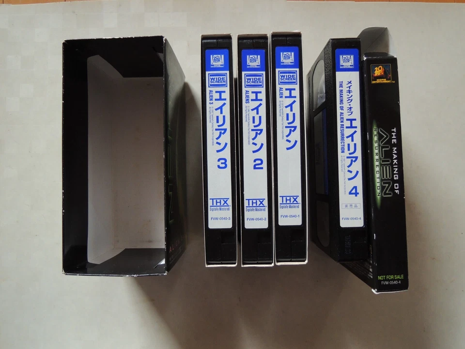 ALIEN Japanese movie VHS japan 4set - Image 4 of 4