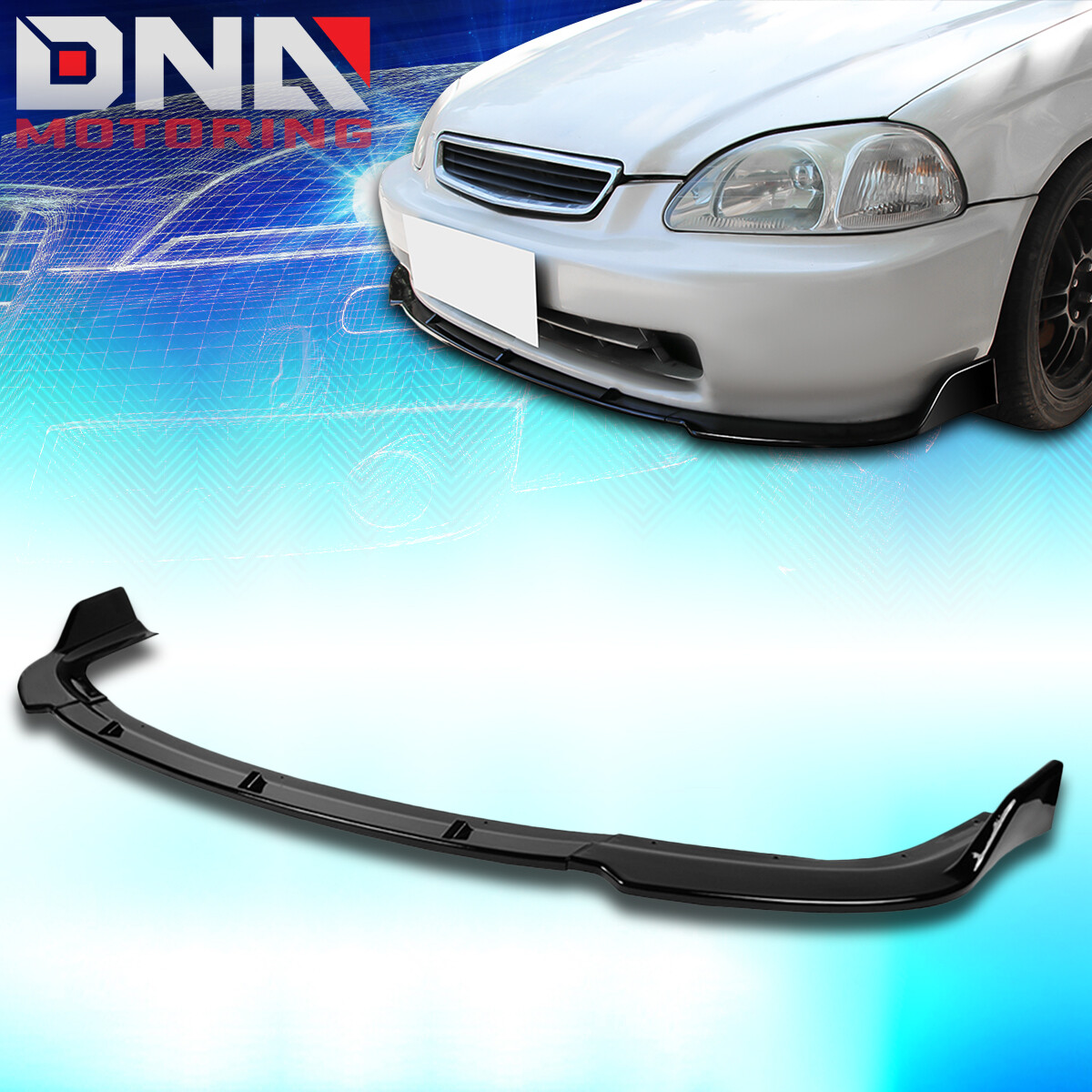 Radiator Core Support For 1996-1998 Honda Civic (2/3/4 Door) - Steel, Primed, Direct Replacement