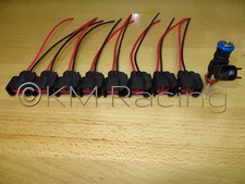 (8x) EV6 / EV14 Fuel Injector Quick Disconnect Pigtails USCAR: Dodge LS2 LS3 LS7