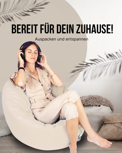 Patchhome 2 Varianten in 1 Sitzsack Sitzkissen Beanbag Gamer Kissen Tobekissen - Bild 82 von 199