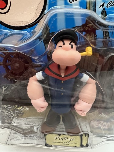 2001 Mezco Toyz Popeye the Sailor Man Vintage Action Figure with Telescope - Picture 6 of 16
