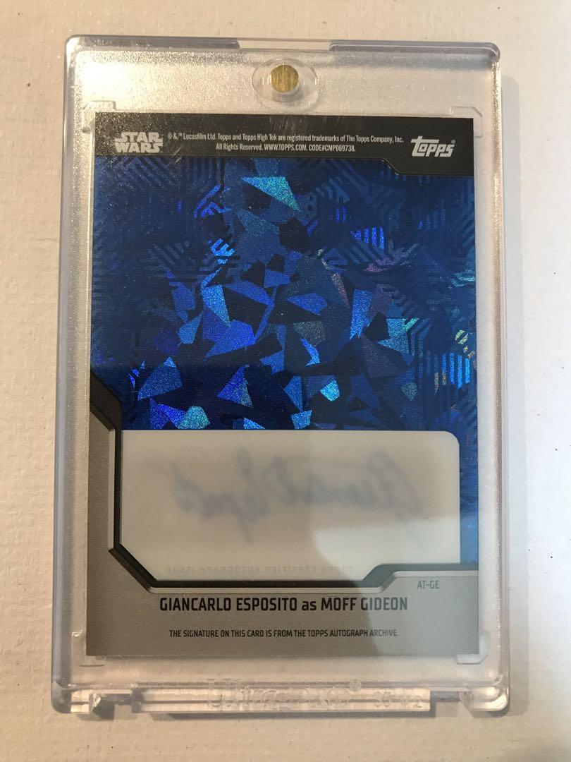 その他 topps star wars MOFF GIDEON autograph Star Wars Topps The Mandalorian Moff Gideon Autograph Card