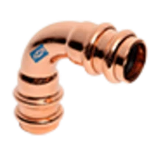 Mueller RP02728 ACR Press Copper 90 Elbow, 3/4 O.D. Long Radius