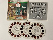 Viewmaster Reels Walt Disney 1977 "Mickey Mouse Club" With Booklet