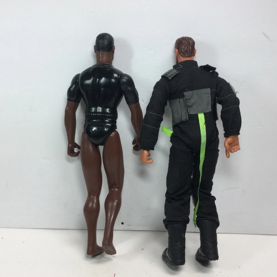 Figuras de acción GI Joe 1999 vintage Lanard Toys lote de 2 uno con botas y traje de salto Foto 3 de 4