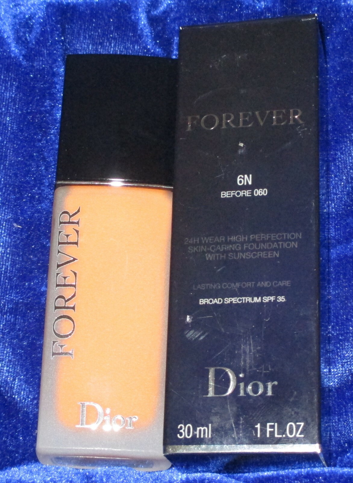 Dior Forever 24h Wear Matte Foundation 6N with Skin-Caring Benefits-image
