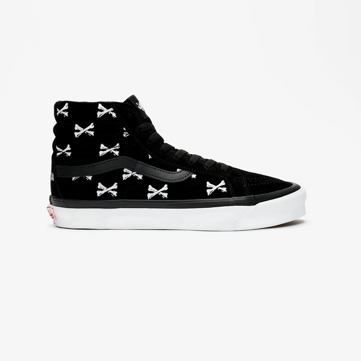 Vans UA OG SK8 Hi LX x WTAPS Bones Black VN0A4BVB20P1 Men Size US