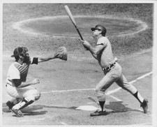 NORM CASH GETS HIT BY PITCH THURMAN MUNSON CATCHING 8x10 TIGERS YANKEES