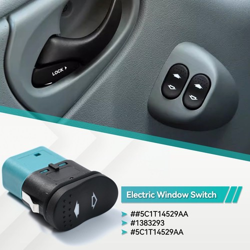 ELECTRIC DOOR WINDOW SWITCH SINGLE FOR FORD TRANSIT MK7 1383293 NEW! - Picture 5 of 5