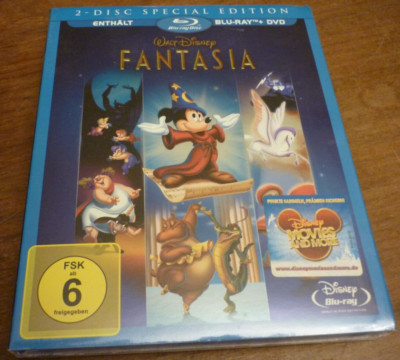 FANTASIA - 2-Disc Special Edition in Schuber DVD + BLURAY - Walt Disney - NEU