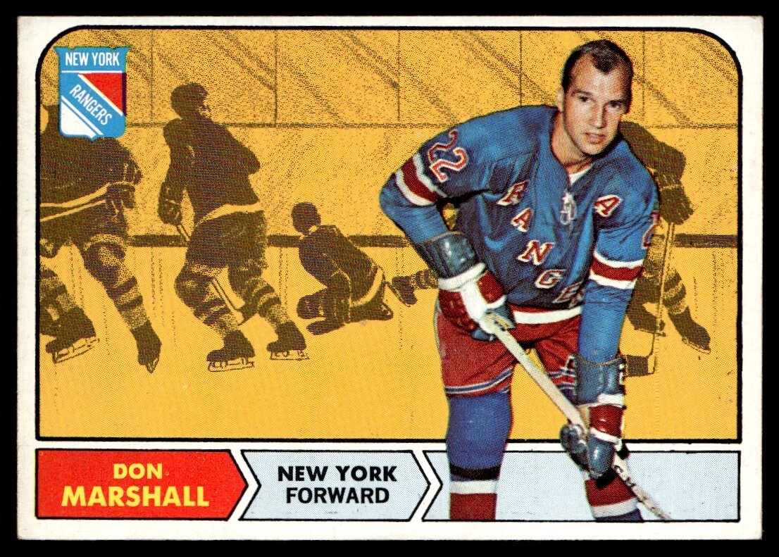 1968-69 Topps Don Marshall New York Rangers #75