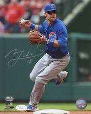 BEN ZOBRIST SIGNED/AUTOGRAPHED CHICAGO CUBS MLB 8x10 PHOTO - JSA