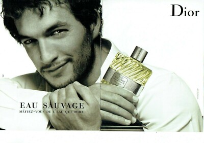 Advertising 1020 2003 Eau Toilette Dior Eau Sauvage Men's (2Pages)
