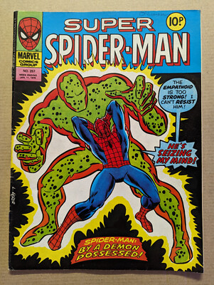 Super Spider-Man Weekly No 257, January 11th 1978, Marvel UK.