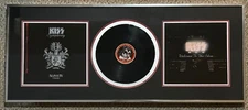 KISS Vinyl Display Plaque ALIVE IV Symphony Record Album USA FRAMED Vintage Kiss