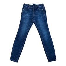 Pilcro Anthropologie Jeans Womens size 27 Blue High Rise Denim Leggings