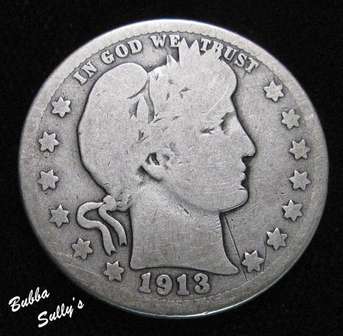 1913 D Barber Quarter G Details