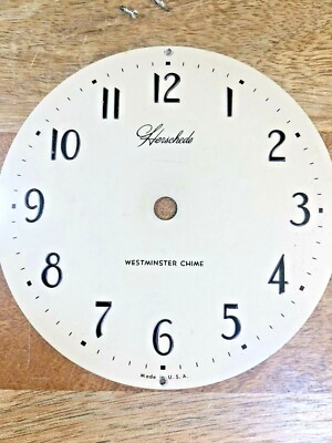 Herschede Clock Company Dial Pan Inch Diameter (Lot K6454