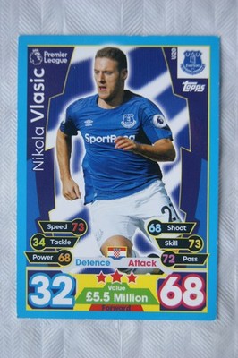 2017/18 Match Attax U20 Nikola Vlasic, Everton