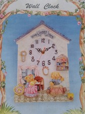 Beautiful Unmarked Child's Bedroom Wall Clock Working Condition , Unusual Design