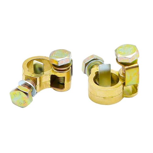 2PCS Heavily Built Automotive Brass Clamps with Dual Screw Functionality - Picture 10 of 11