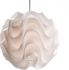 Large Vintage Retro Style Light Shade White