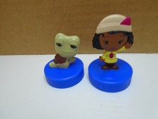 SET OF 2 DISNEY DISNEYLAND 70th ANNIVERSARY Tiana  Crush 3 MCDONALDS FIGURES