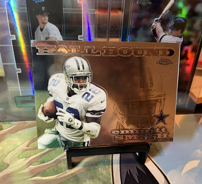 1999 Emmitt Smith Topps Chrome Hall Bound Card #H24 25A