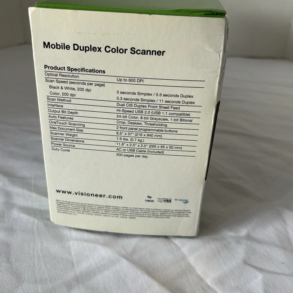 Visioneer Strobe 400 Electronic Portable Sheetfed Scanner New in box - Image 2 of 4