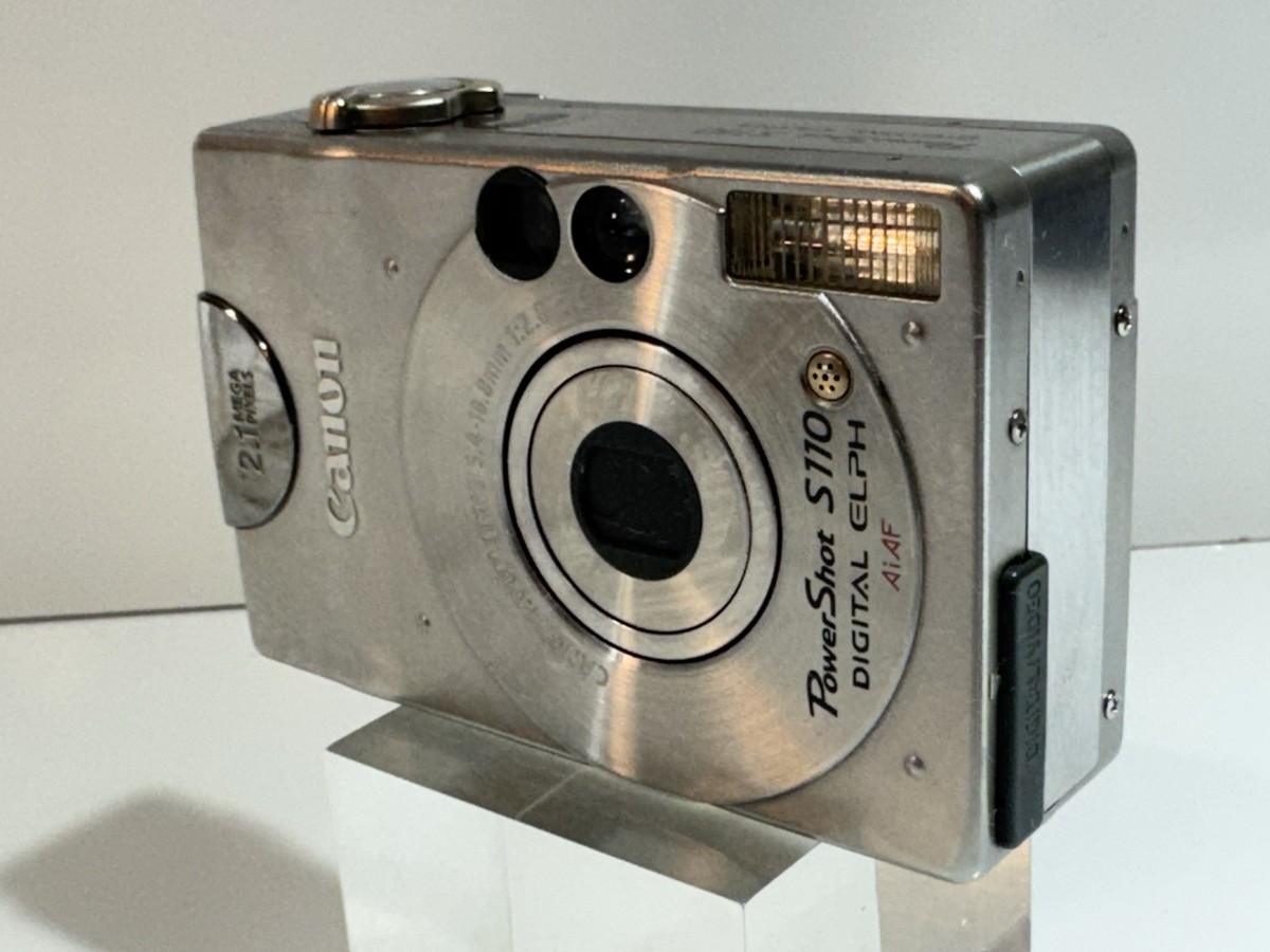 Canon Powershot S110 Digital ELPH 2.1 MP Silver Compact Camera