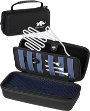 Golf Glove Holder Case, Golf Organizer Bag with Glove Shaper for , Gloves, Ba.