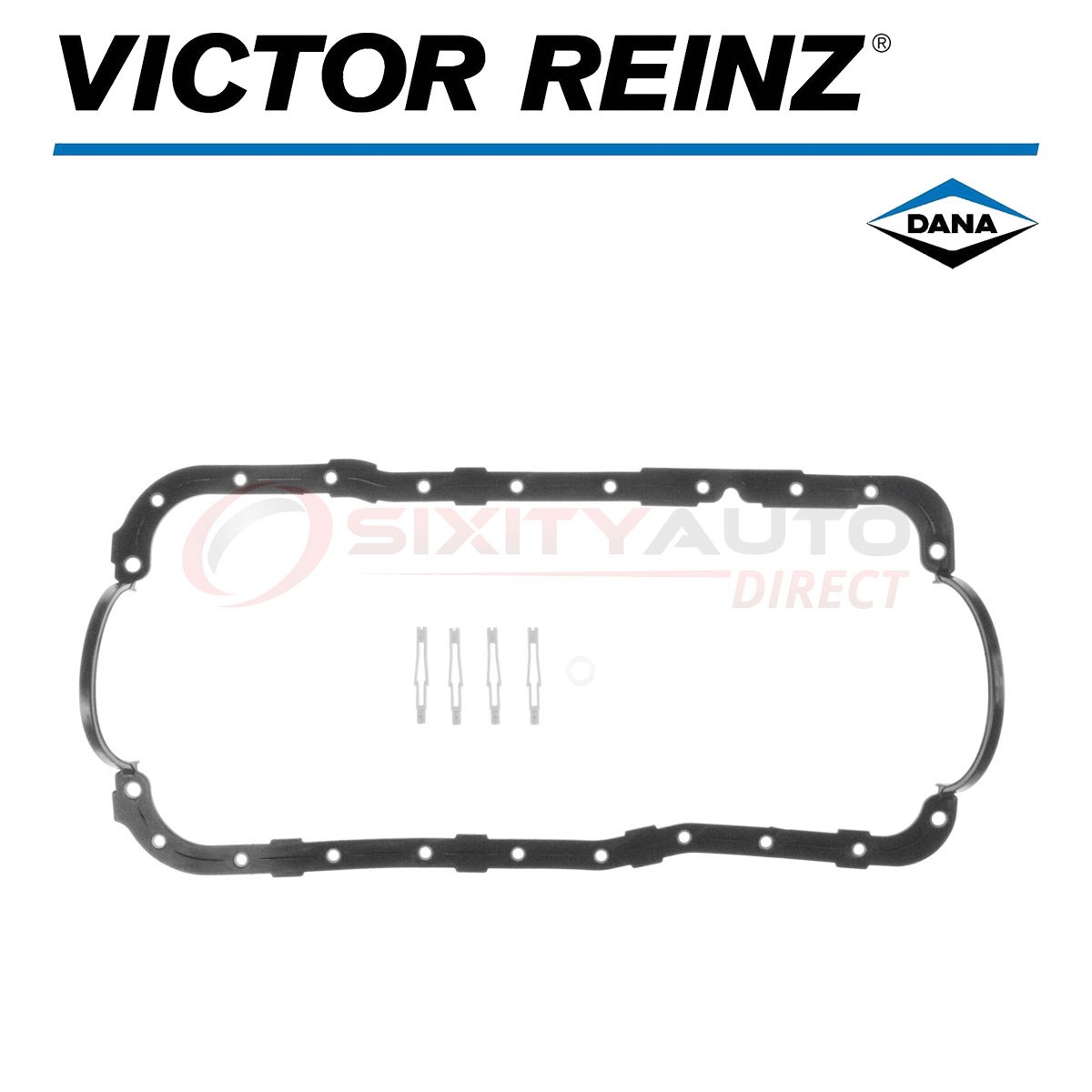 MAHLE Oil Pan Gasket Set for 1971-1989 De Tomaso Pantera 5.8L V8 - ud