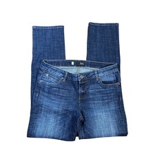 Kut from the Kloth Catherine Boyfriend Jeans Dark Wash Blue Size 8 Stretch Denim