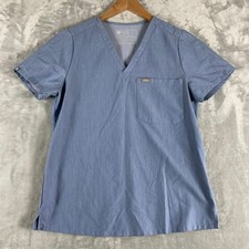 FIGS Caterina One-Pocket Scrub Top, Women's M, Blue Medical FW1000