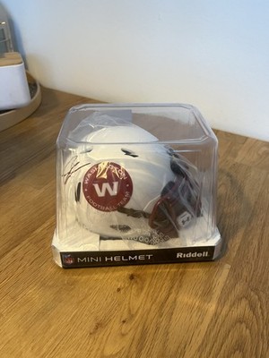 CHASE YOUNG Autographed Mini Helmet Washington Commanders Signiert Fanatics NFL