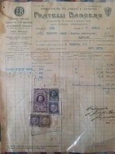 Fattura commerciale 1936  FRATELLI BARGERO valori : lire 20 10 5 2   C 50