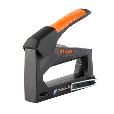 Paslode Heavy-Duty Pro Manual Stapler, with Easy-Squeeze Handle, Rear-Load