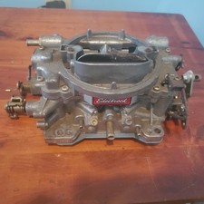 Edelbrock Carburetor 600cfm 1405 Used