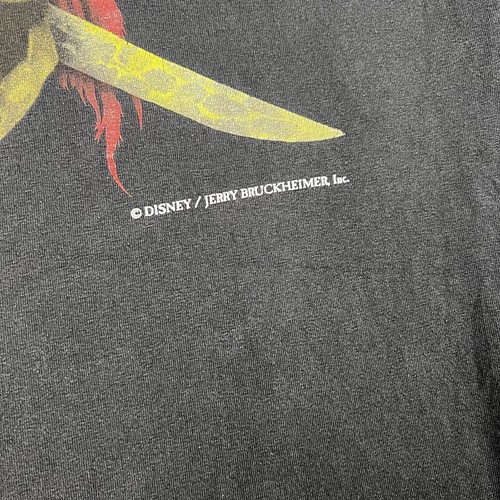 Vintage Pirates of the Caribbean T Shirt XL Curse Of Black Pearl Disney Promo - Picture 11 of 11