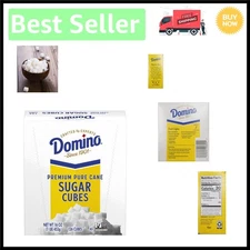 Pure Cane Sugar Cubes - Elegant Dots for Desserts & Beverages, 1 lb