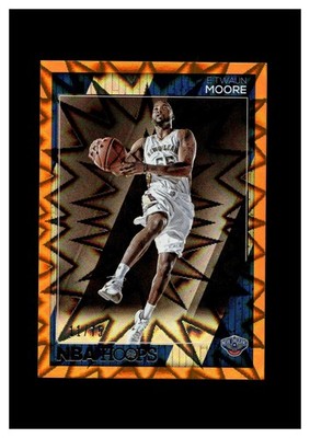 2016-17 Hoops Orange Explosion #168 E'Twaun Moore /75 New Orleans Pelicans