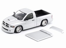 SHOOM64 1:64 2003 Dodge Ram SRT-10 Pickup   Silver New