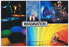Postcard Imagination Dream Machine 3-D Magic Journeys Epcot Center Florida